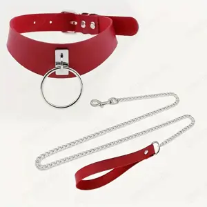 Ausverkauf ! Halsband mit Füh.L. rot oder schwarz von 34   auf 9  