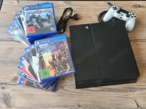 PlayStation 4 mit 1 Controler  und diversen Spielen