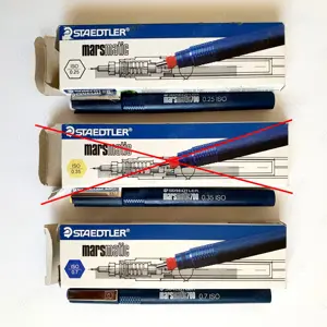 NEU 2 Mars  matic 700 Tuschezeichner ISO 0,25, ISO 0,7 Bürobedarf Bild 2