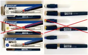 NEU 2 Mars  matic 700 Tuschezeichner ISO 0,25, ISO 0,7 Bürobedarf