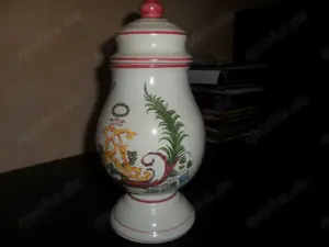 Tolle Ulmer Vase mit Deckel   