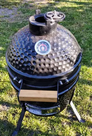 Mini Kamado Grill Holzkohlegrill & Räuchern & Dörren NP 179 