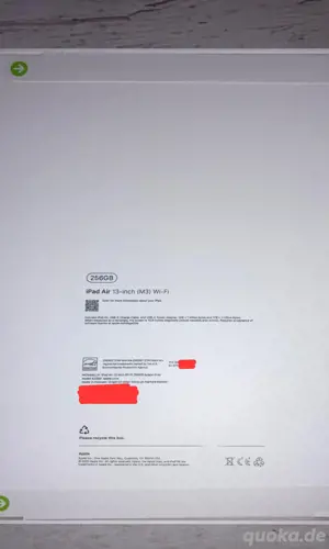 Neu & Ovp! Apple iPad Air 13" (2025) 256 GB M3 Wi-Fi spacegrau Bild 3 Neu & Ovp! Apple iPad Air 13" (2025) 256 GB M3 Wi-Fi spacegrau Bild 3