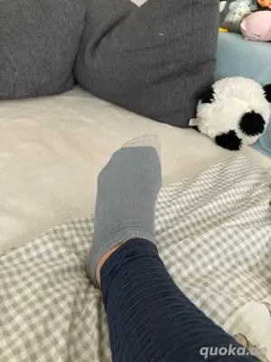 getragene Socken...