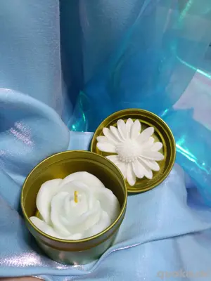 organische Duftkerzen Blumen auf Vorbestellung 