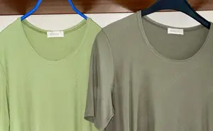 Damen Shirt  BONITA Gr. L Kurzarm  Khaki Top Bild 2