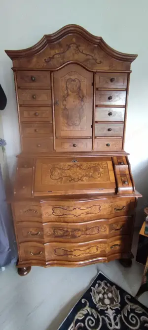 SELVA Barock Sekretär Schrank Biedermeier STILMÖBEL