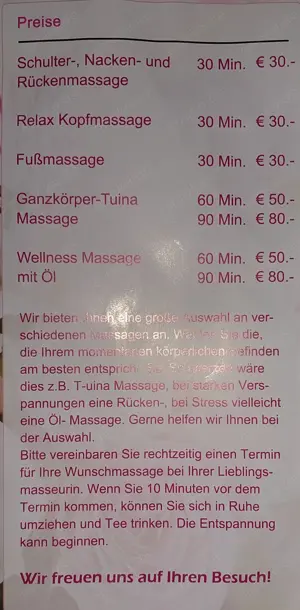 MeiChen Wellness Massagen Bild 3