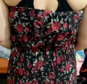 Schönes bodenlanges schulterfreies Kleid Gr. 40-42 BLINDE DATE Bild 4