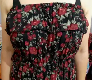 Schönes bodenlanges schulterfreies Kleid Gr. 40-42 BLINDE DATE Bild 2