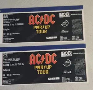 2 ACDC Karten in Karlsruhe 