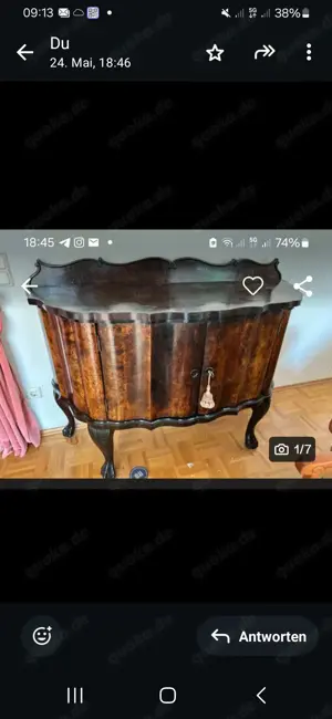 original  italienische Edelholzkommode