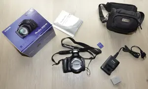 Canon PowerShot SX40 HS mit Zubehör