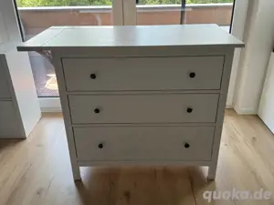 IKEA Hemnes Kommode mit erweiterter Deckplatte