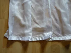 2 Gardinenschals vom Fachgeschäft mit Blei - und Faltenband