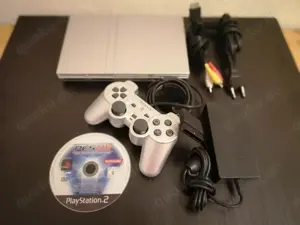Sony Playstation 2 PS2 Konsole Mod. 77004 Silver Edition 