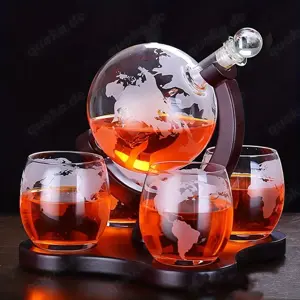 NEU - 6 teiliges Whisky Globus Glas Set -Einzigartiger Stil