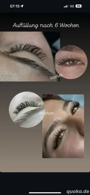 Wimpernauffüllung von Zuhause