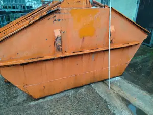 Absetzcontainer mit Deckeln 6  m   Absetzmulde Container Bauschuttcontainer  Sanierung Entsorgung