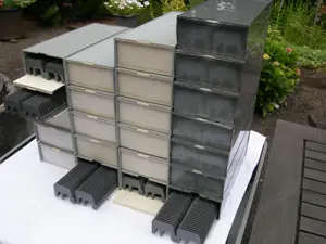 Dias-Kästen mit Universal-Magazinen