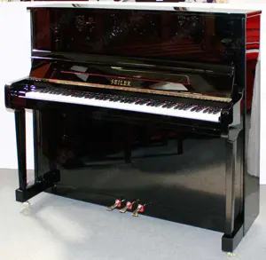 Klavier Seiler 132, schwarz poliert, Renner-Mechanik, Nr. 125875, 5 Jahre Garantie