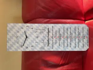 Wanduhr Bayrisches Grundgesetz 