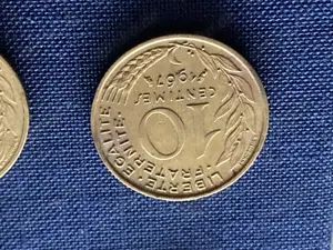 Münze Münzen Umlaufmünze Frankreich 10 Centimes 1967 Bild 2