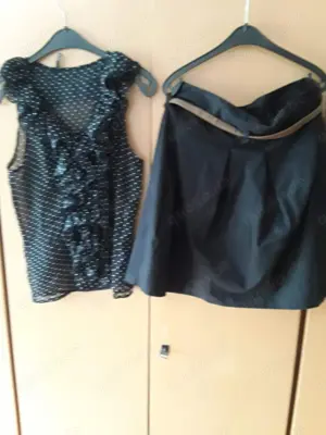 Damen Rock und Bluse Gr M - L