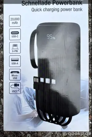 Powerbank 20.000 mAh Apple Android Motorolla Mokia
