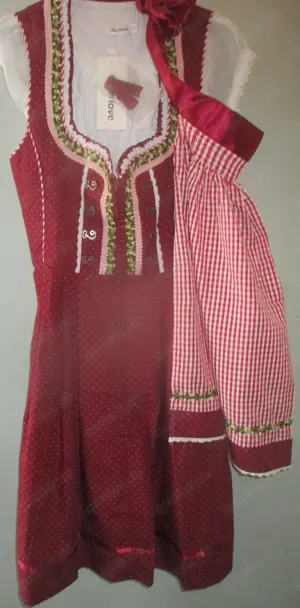 süsse dirndl gr 34  4 teilig neu