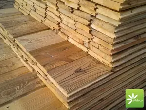 Alte Fußbodenbretter