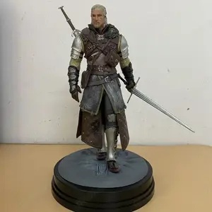 The Witcher 3 Geralt von Rivia Figur Modell Action Statue Sammlung Dekoration 24cm