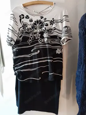 Shirt von Bonita und Rock von ECO