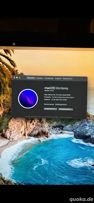 Apple iMac Retina 4K, 21,5 Zoll, Ende 2015   Top Zustand mit OVP Bild 5