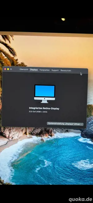 Apple iMac Retina 4K, 21,5 Zoll, Ende 2015   Top Zustand mit OVP Bild 3