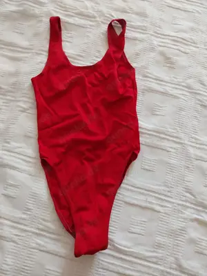 Badeanzug rot Gr 40