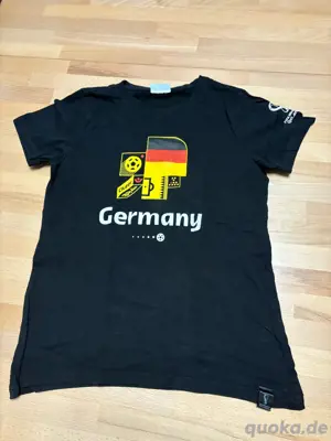 Kinder Fan T-Shirt Deutschland FIFA World Cup Quatar 2022, Größe 146 152