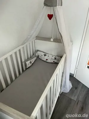 Paidi Bett Kira, Wickeltischaufsatz und Regal