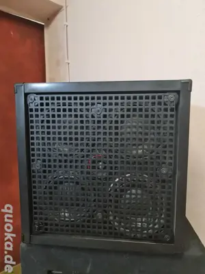 Bassbox 4 x 6 zoll Eminence Beta 6 A 1000 Watt mit Horn regelbar.
