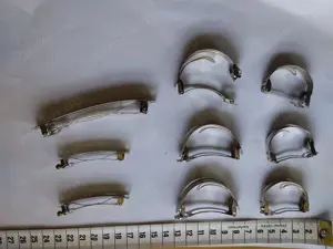 Haarspangen Rohlinge aus Metall