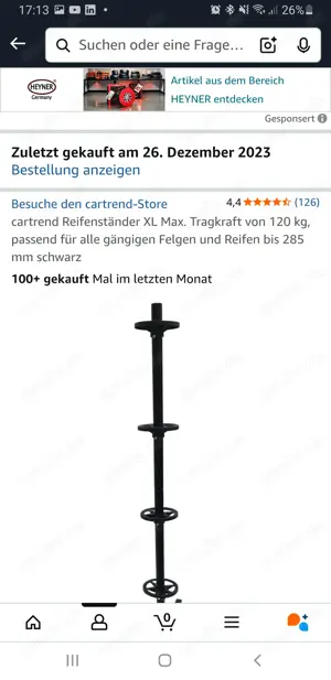 Felgenbaum XL zu verkaufen