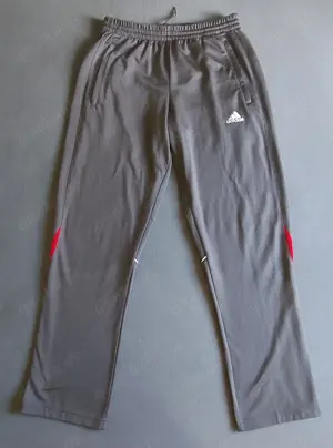 Adidas Trainingsanzug in rot grau Bild 3