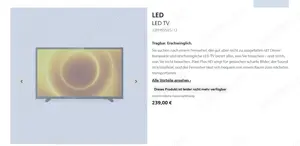Philips LED-TV 32PHS5505 12, Verkauf