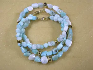 NEU: Set: Kette + Armband mit Larimar