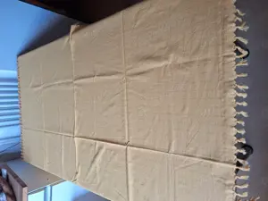 Handgewebte Tischdecke von Nordtec 100% Baumwolle Bild 2