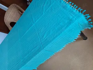 Skandinavisches Design, Handwebtischdecke 100% Baumwolle, von Nordtec, grün