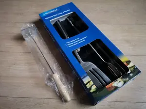 CampinGaz Grill Besteck mit Brandeisen Neu in OVP