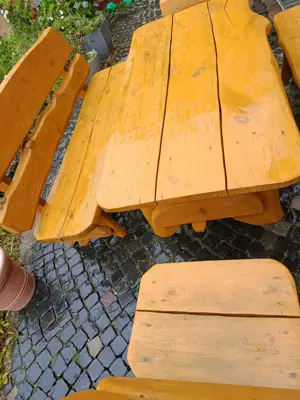 Garten Möbel Sitzgruppe Massivholz 