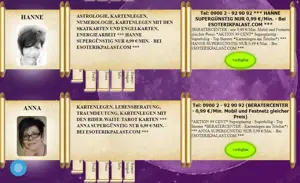 Kartenlegen Astrologie Hellsehen Job Arbeit Jobangebot - Keine Pflicht zur Gewerbescheinvorlage