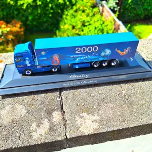 10 x Modellautos 1:87--1 x Herpa.1 x Rietze --2 x Ferrero-2 LKW Tank und Koffer LKW Bild 6